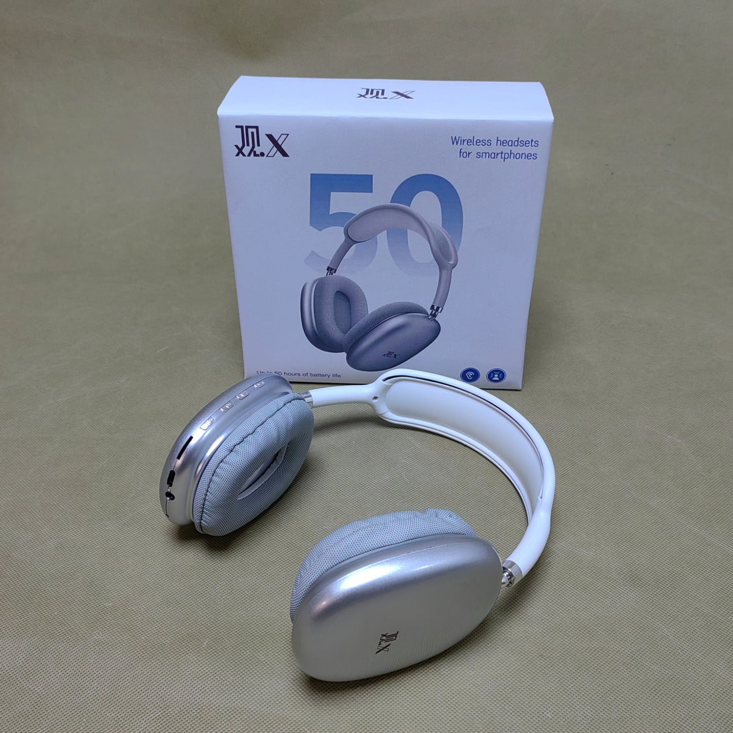 Wireless headsets for smartphones, Bluetooth Headset , On Ear Bluetooth Headphone for Computer,Home Office