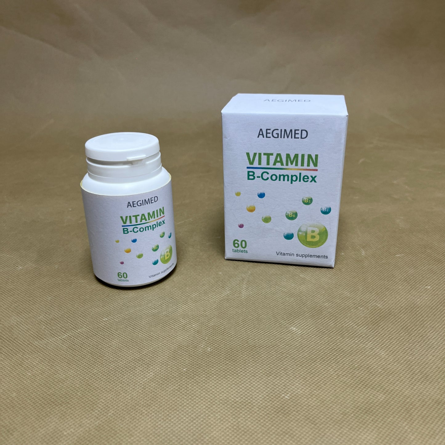 AEGIMED Vitamin supplements, B Vitamins, Non-GMO Ingredients, Multivitamin/Multimineral Supplement