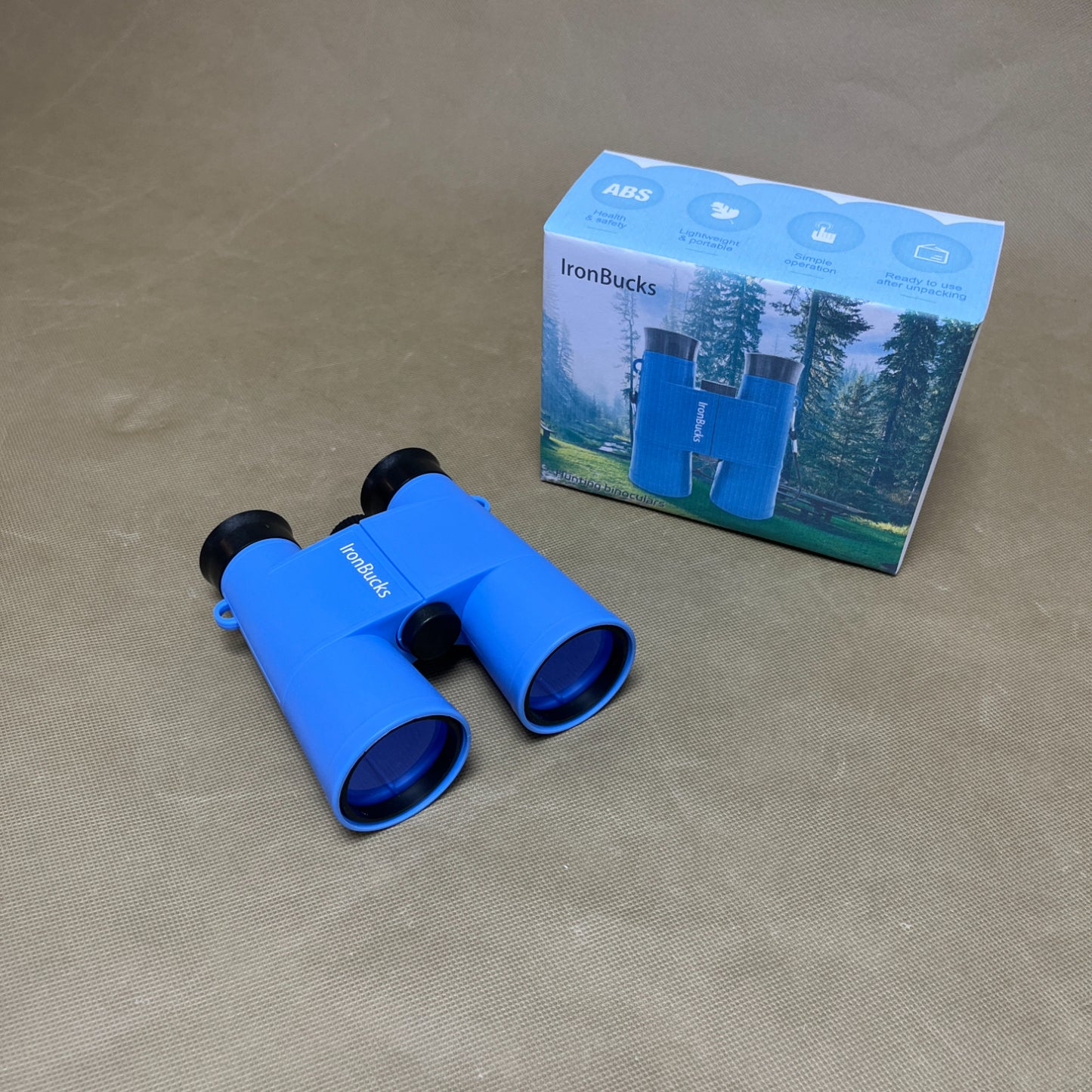 IronBucks Hunting binoculars ,Large View Binoculars with Clear Low Light Vision - Lightweight Waterproof Binocular