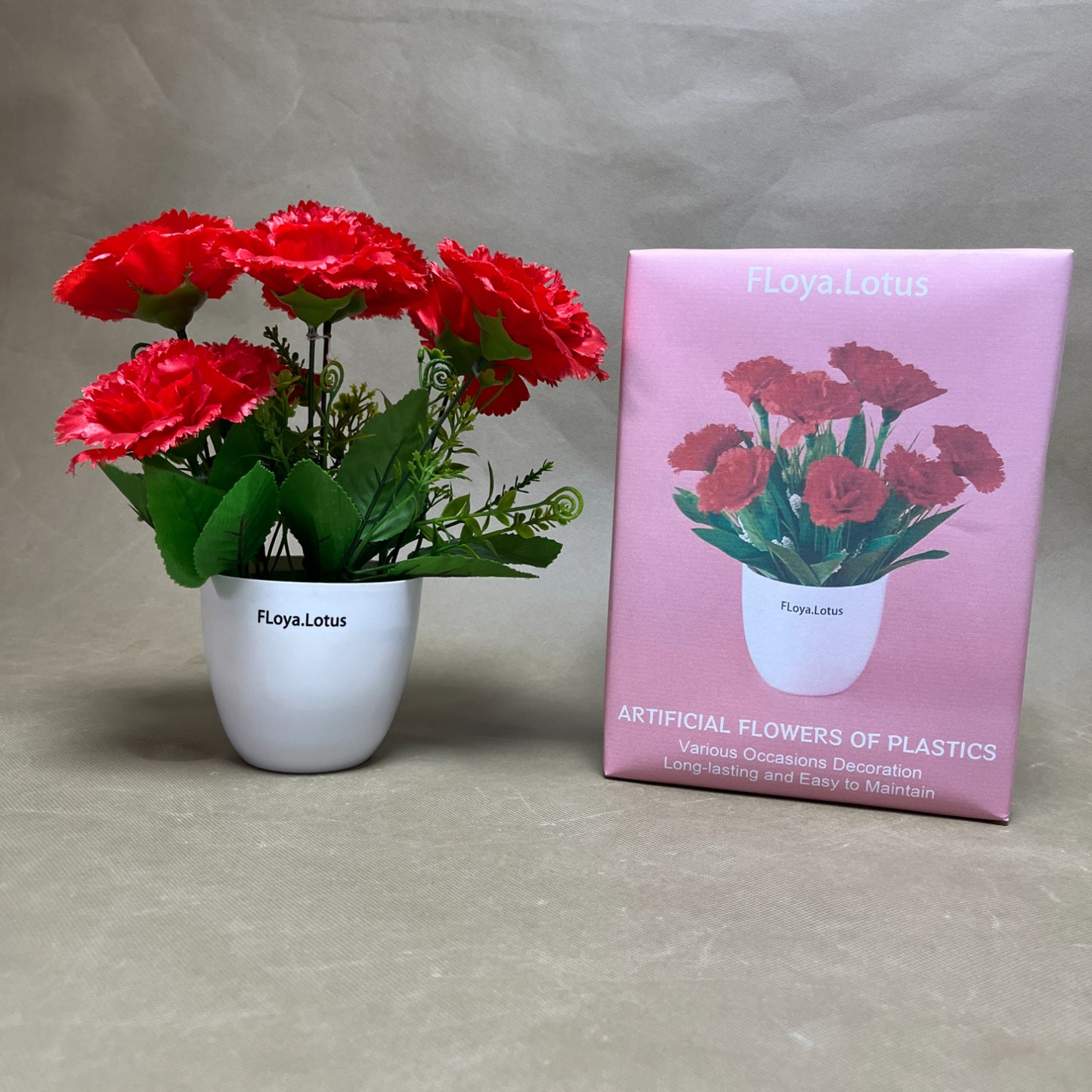 FLoya.Lotus Artificial flowers,Artificial Flowers for Outdoor ,for Planters Indoor Outside Garden
