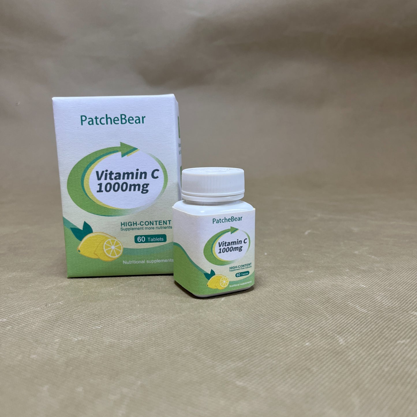 PatcheBear Nutritional supplements ,Strength Vitamin C 1000 mg, Dietary Supplement for Immune Support