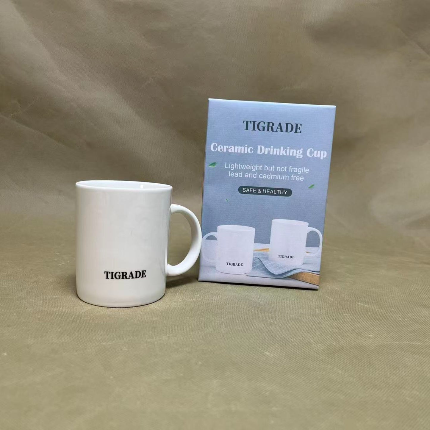 TIGRADE Cups and mugs ,White Coffee Mugs, Ceramic Coffee Cups, for Mugs for Coffee, Tea, Hot Cocoa, Milk