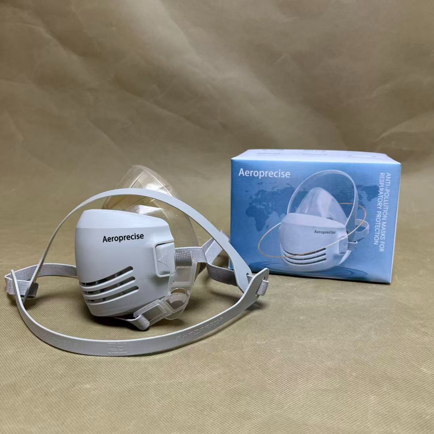 Aeroprecise Anti-pollution masks for respiratory protection, All day Comfortable Reusable Respirator Mask