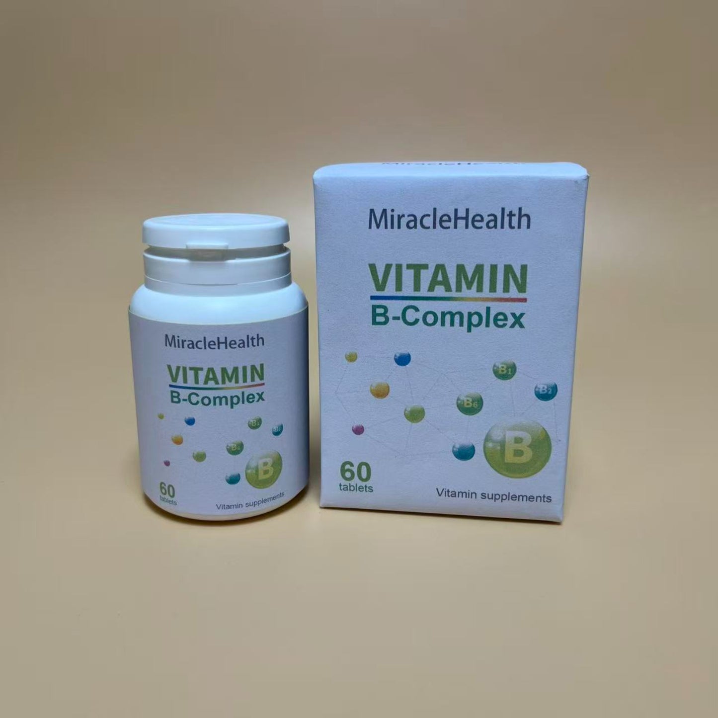 MiracleHealth Vitamin supplements,B Vitamins Supplement to Support Neurological Health, Cardiovascular Health