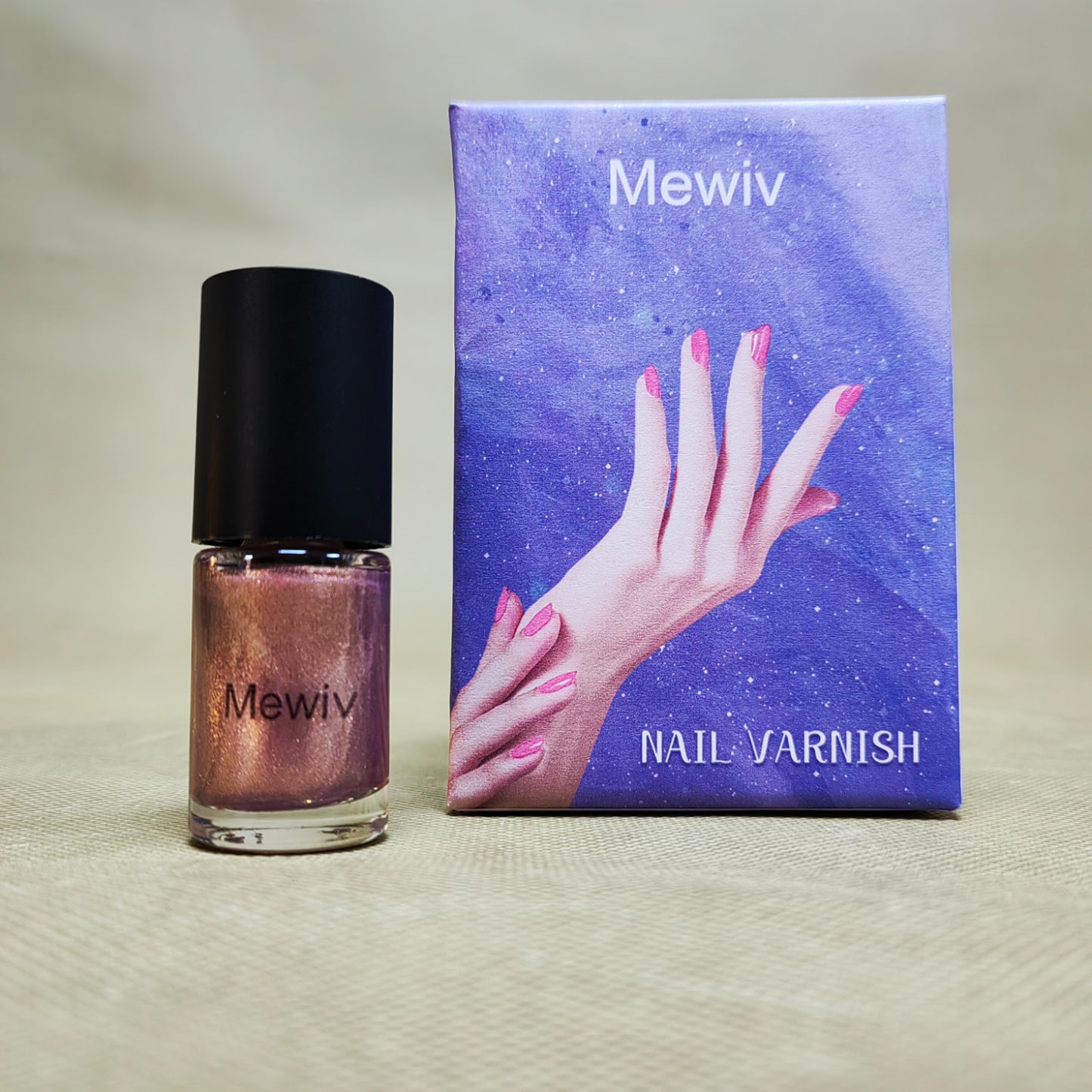 Mewiv nail varnish,uick Drying Light Pink Nail Polish, Fast Drying and Long Lasting Color Nail Art DIY