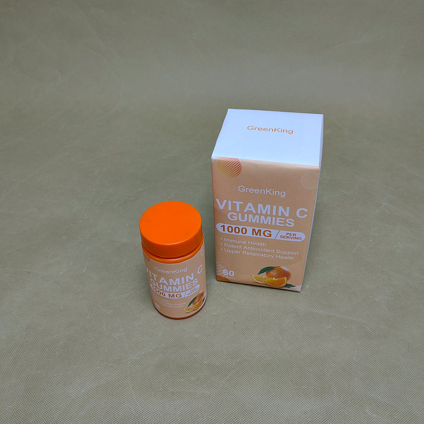 GreenKing Gummy vitamins,Chewable Multivitamin for Adults & Kids with Zinc for Immune & Collagen Support