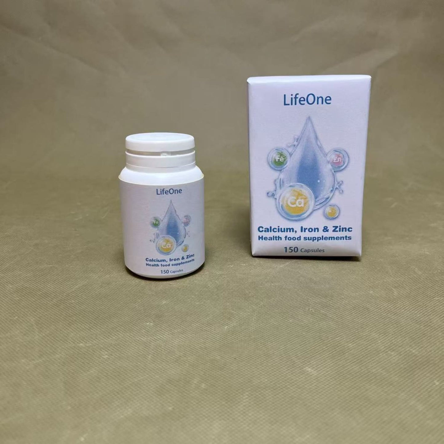 LifeOne Health food supplements, Calcium Plus Zinc, Promotes Healthy Bones and Teeth,Promotes Healthy Bones and Teeth