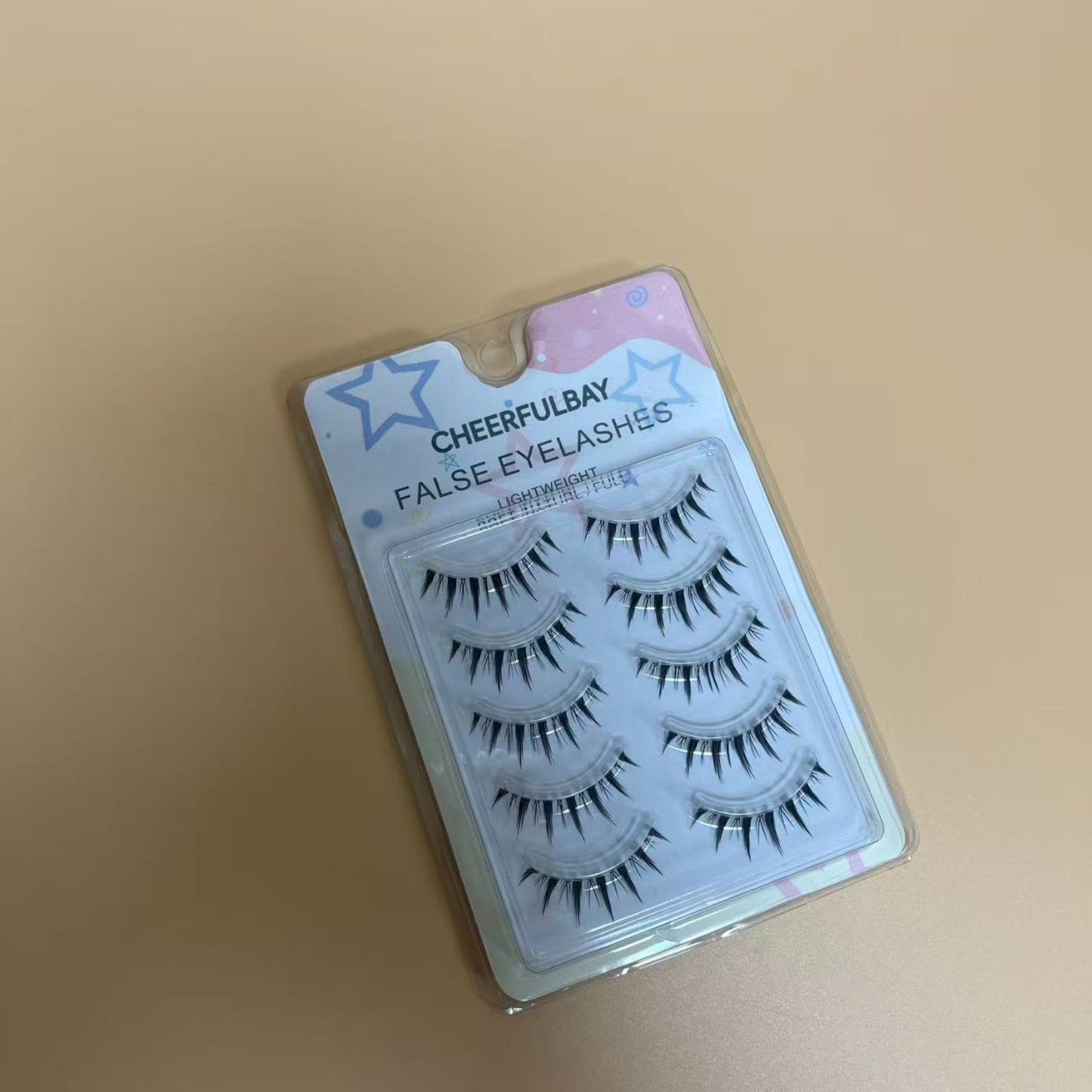 CHEERFULBAY False eyelashes, False Eyelashes, Contact Lens Friendly, Easy to Apply, Reusable Strip Lashes, Glue On