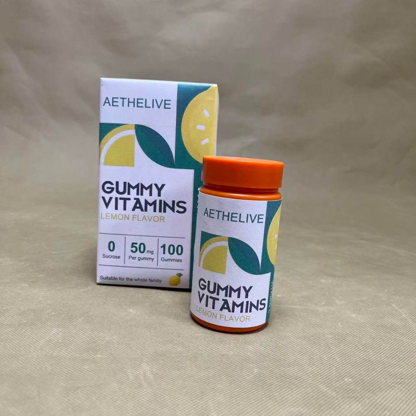 AETHELIVE Gummy vitamins, Sugar-Free Fruit Multivitamin Gummies for Adults,Supports Immunity, Digestion & Energy