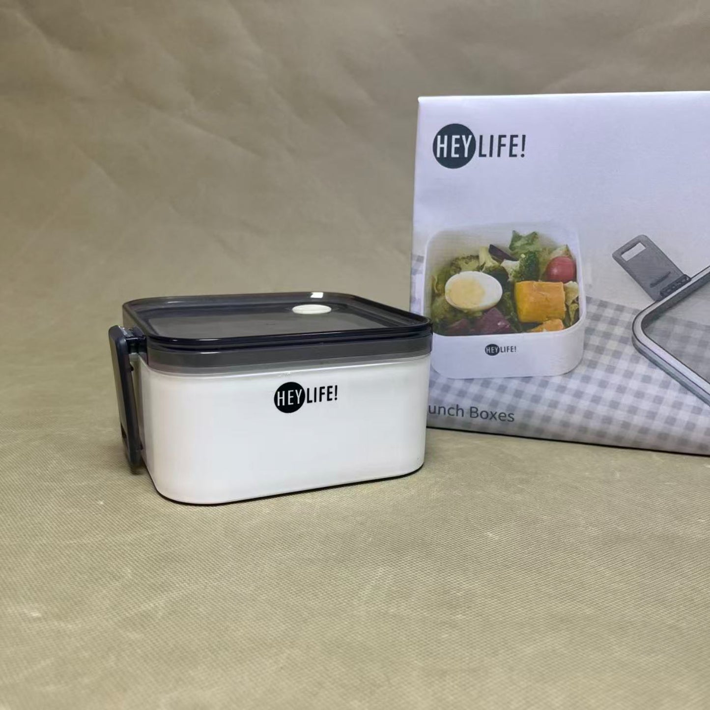 HEY LIFE! lunch boxes,2-Compartment Lunch Containers,Drop-Proof, Dishwasher Safe,Leak-Proof Bento Box
