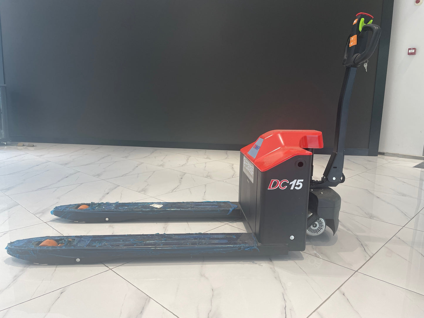 CDWWP Fork lift trucks ,Full Electric Pallet Jack Truck,for Factory, Warehouse, Supermarket, Multi-Function Handle
