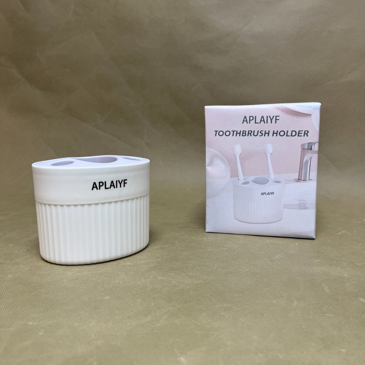 APLAIYF Toothbrush Holders , Toothbrush Holder for Bathrooms,Detachable for Easy Cleaning Multi-Functional Storage