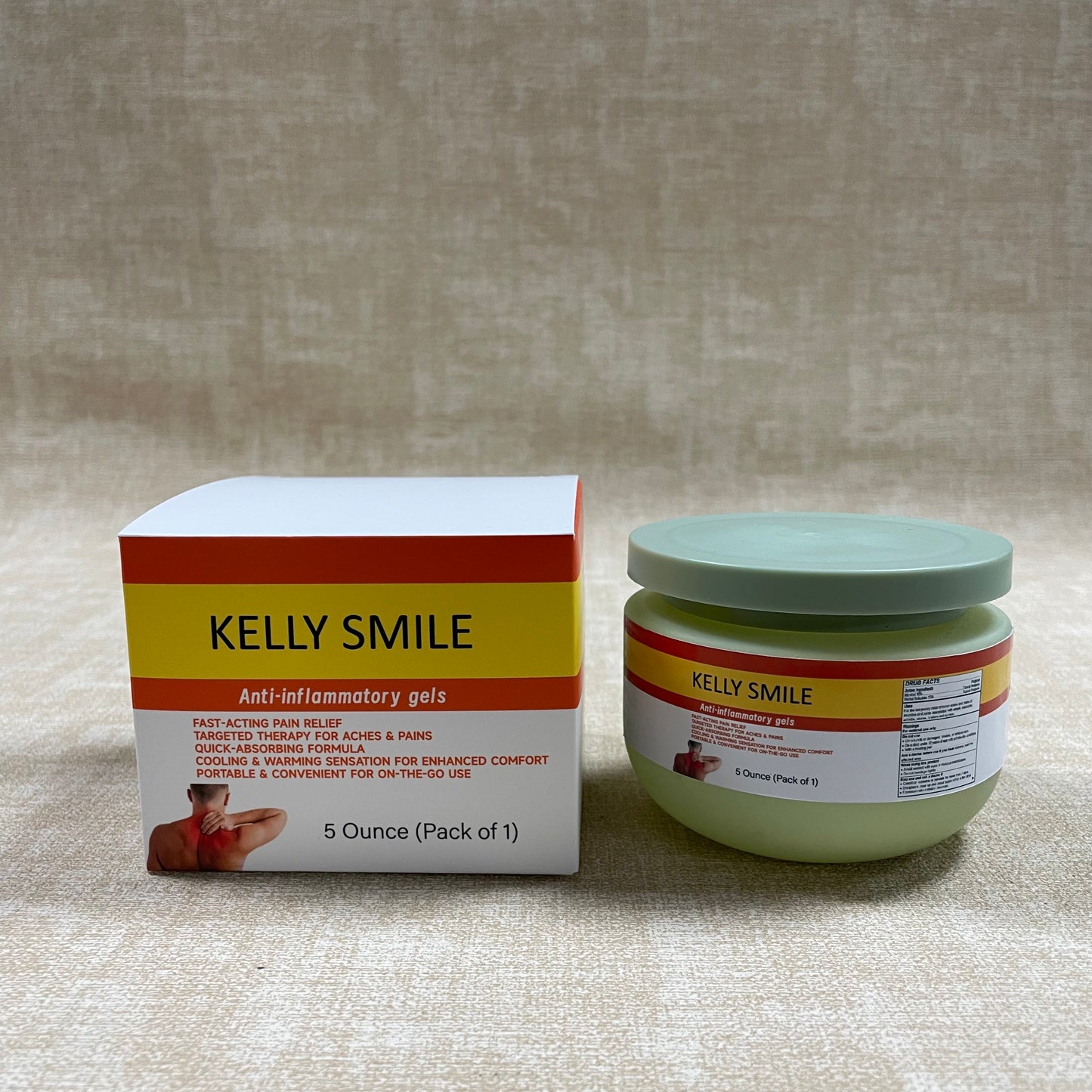 KELLY SMILE  Anti-inflammatory gels, Arthritis, Bursitis, & Tendonitis - Fast-Acting Formula with Natural Ingredients