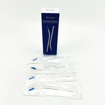 Kelices Surgical apparatus and instruments, Dental Saliva Ejectors Disposable - Medical Grade Latex Free Evacuation Suction Tips