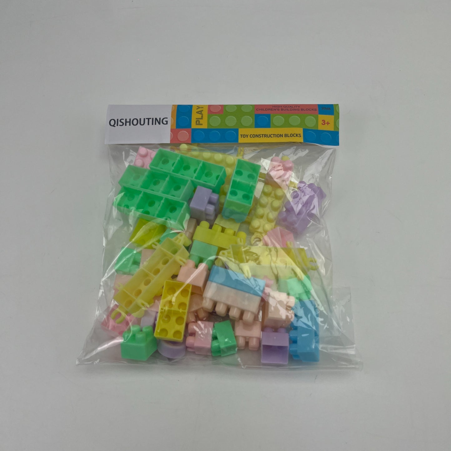 QISHOUTING  Toy construction blocks ,Mega Building Blocks for preschoo,for Toddler to Improve Imagination、Creativity、Hands-on Ability