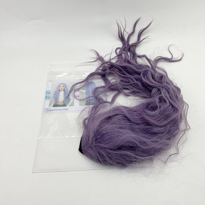 Supernova Hair    Human hair,Purple Lace Front Wigs with Baby Hair for Black Women Human Hair  Colored
