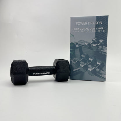 POWER DRAGON  Dumb-bells  ,Neoprene Dumbbell , Anti-roll, Hex Shape ,for Men & Women