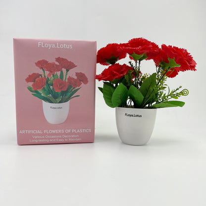 FLoya.Lotus  Artificial flowers,Artificial Flowers for Outdoor ,for  Planters Indoor Outside Garden
