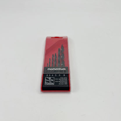 momentum  Power drill bits ,Twist Drill Bit Set for Hard Metal, Stainless Steel, Cast Iron, Wood and Plastic, with Storage Case