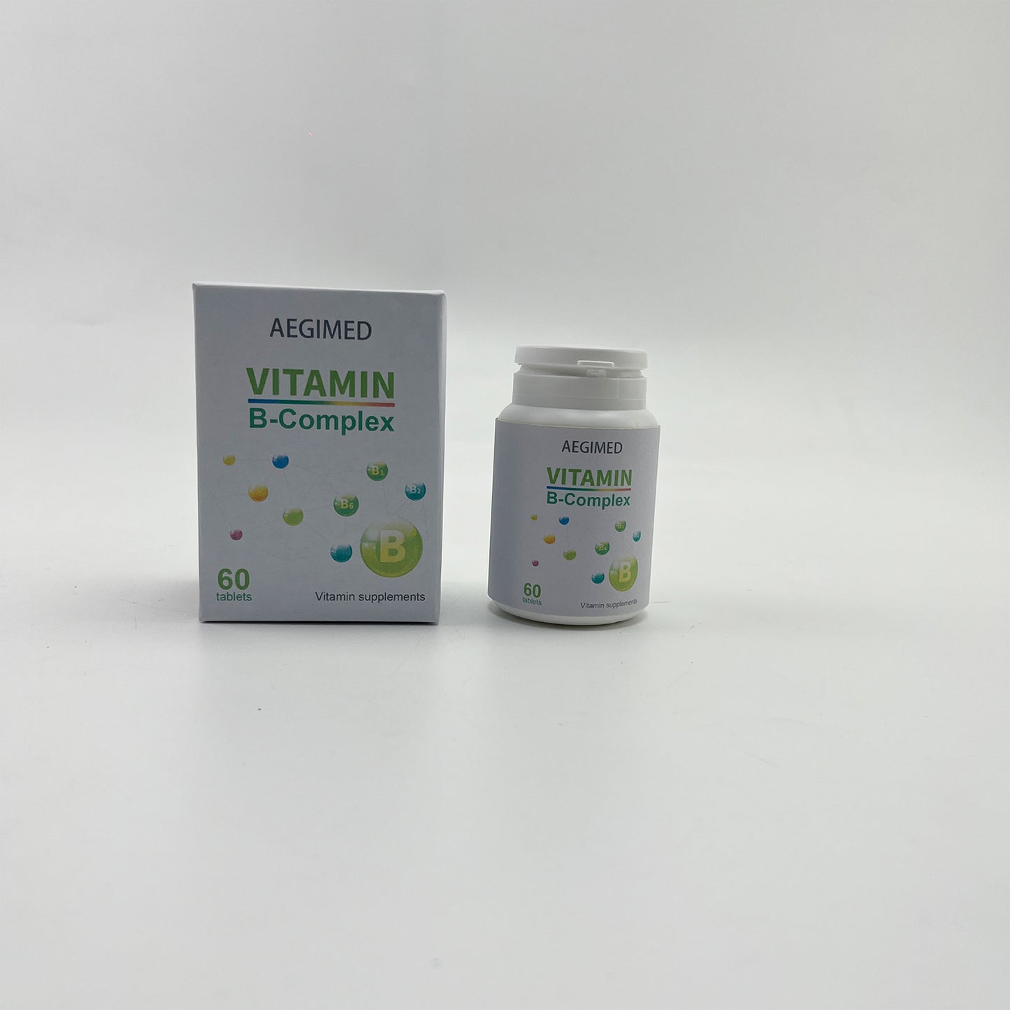 AEGIMED  Vitamin supplements, B Vitamins, Non-GMO Ingredients, Multivitamin/Multimineral Supplement