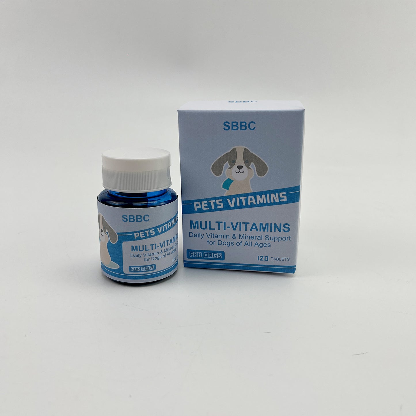 SBBC   Vitamins for pets ,Vitamin Solutions 120 Count, Chewable Tablets for Dogs, Helps Support Overall Wellness