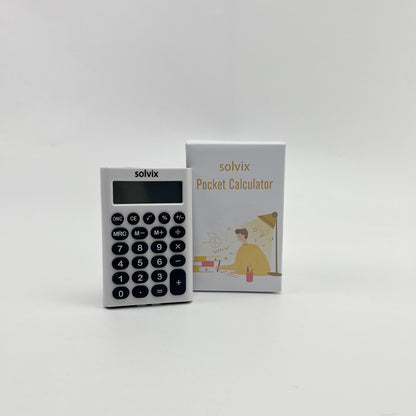 solvix   Pocket calculators , Large 8-Digit Display ,Basic Math Functions, for Home & Office