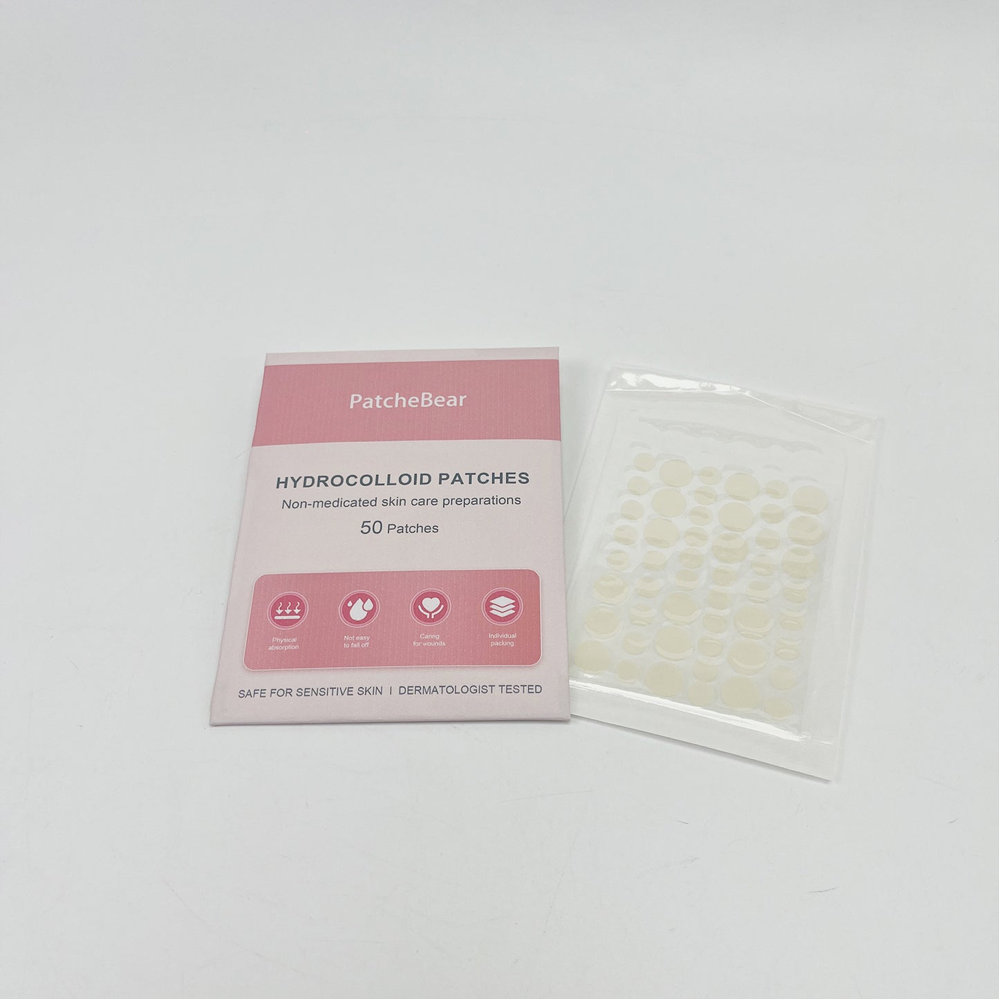 PatcheBear   Patches containing non-medicated skin care preparations,Fast Acting Hydrocolloid Pimple Patches for Breakouts