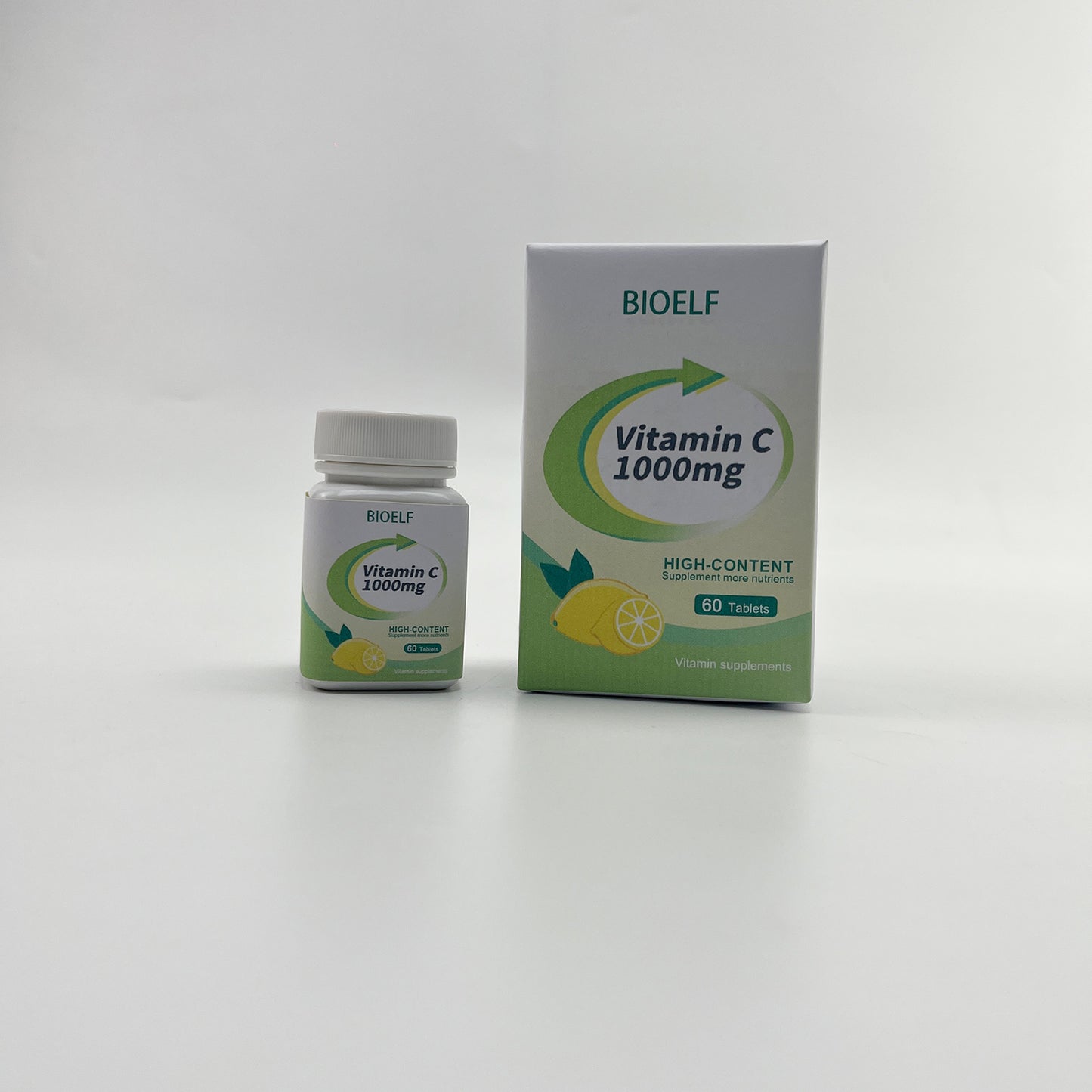 BIOELF   Vitamin supplements, Immune Support, Vitamin Supplement, 1000mg, 60 Capsules