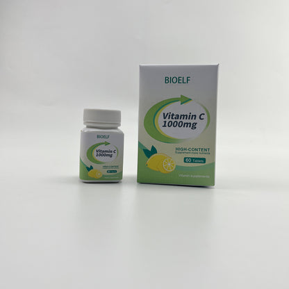 BIOELF   Vitamin supplements, Immune Support, Vitamin Supplement, 1000mg, 60 Capsules