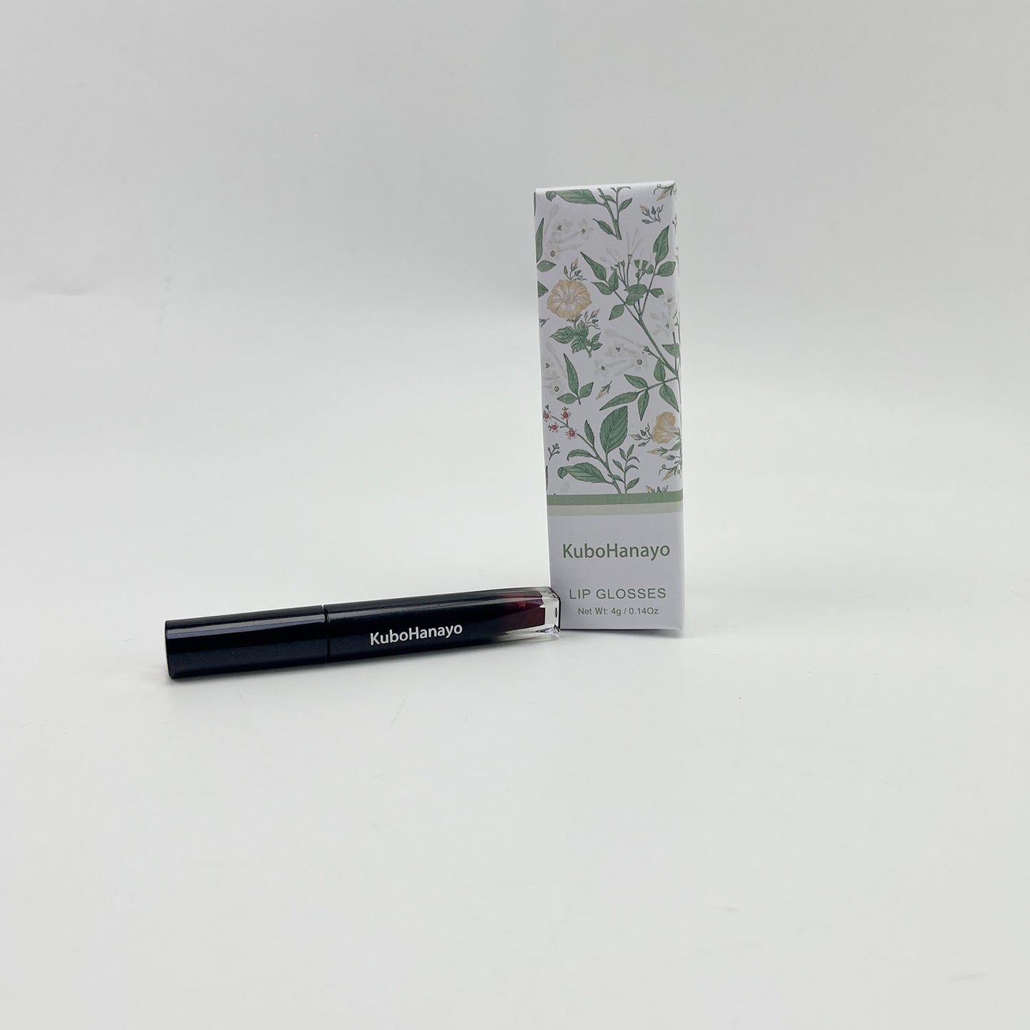 KuboHanayo  Make-up, Pout Lip Oil, Nourishing Tinted Lip Oil, High Shine, Non-Sticky Finish, Vegan & Cruelty-Free, Red