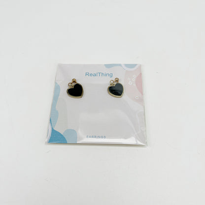 RealThing  Earrings, Charm Enamel Love Heart Drop Hook Earring Vintage Party Daily Life Valentine Jewelry Gift