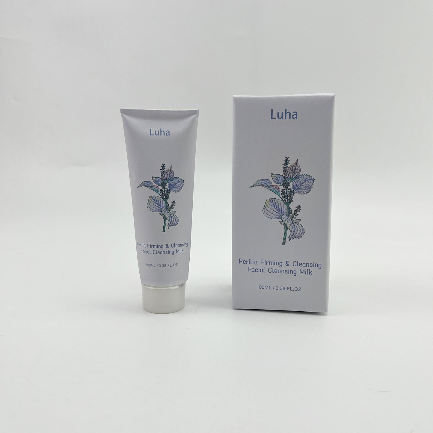 Luha  Facial cleansing milk,Relief Moisture Cleansing Milk, Hydrating Gentle Facial Cleanser for Sensitive Skin