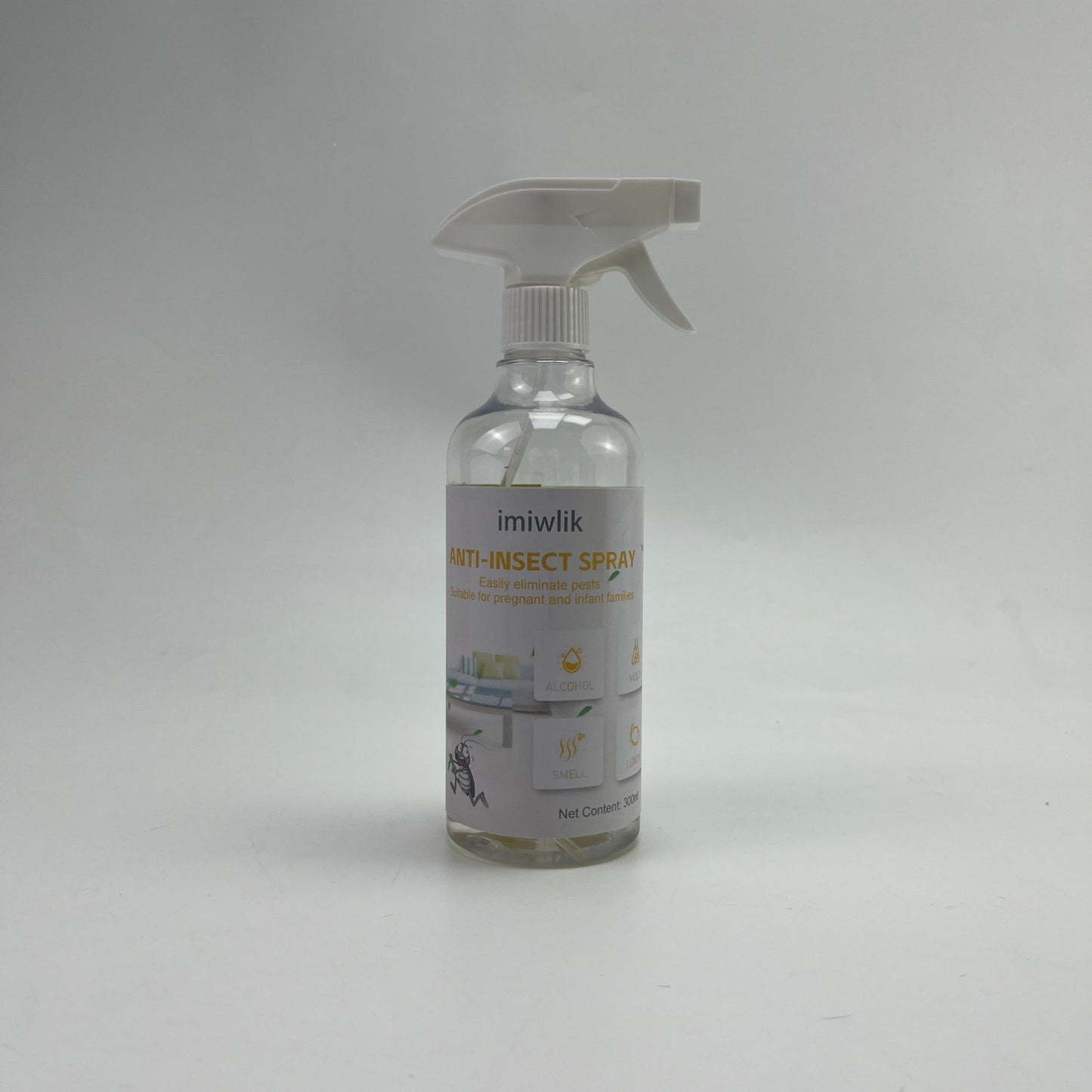 imiwlik  Anti-insect spray , Indoor and Outdoor Use, Plant-Based Formula Ants, Bed Bugs, Dust Mites Spiders