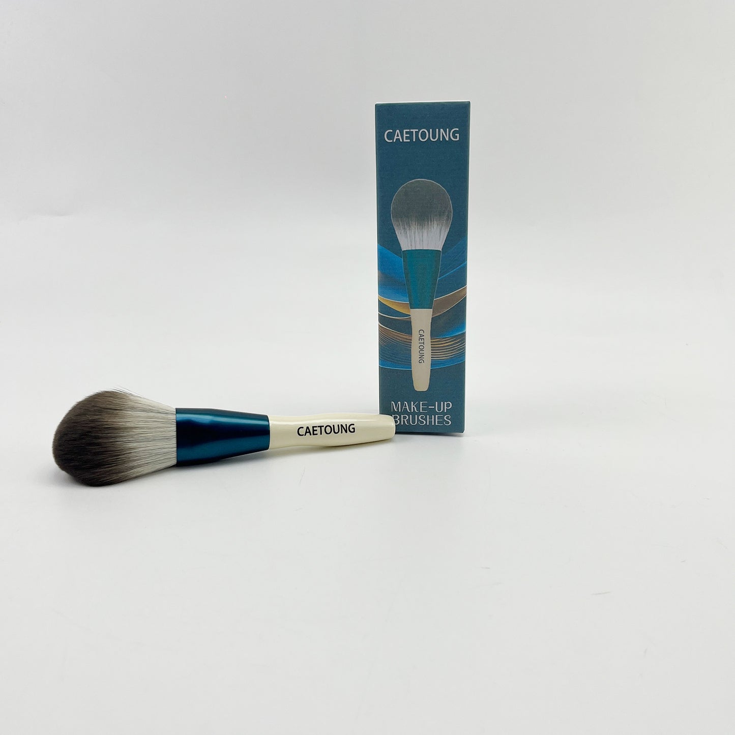 CAETOUNG   make-up brushes ,Large Shaped Makeup Brush For Pressed & Loose Powder, Bronzer