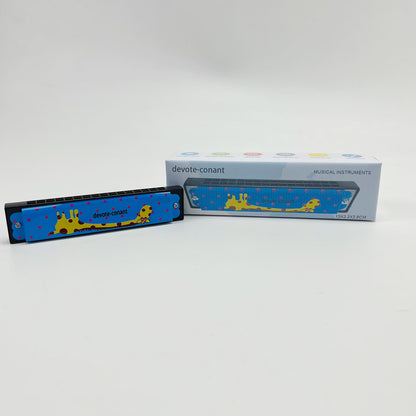 devote-conant  Musical instruments,Harmonica , Double Row of 16 Holes Harmonica,  for Adult Beginners Musical Instrument Toy
