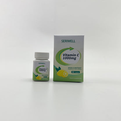SERIWELL  Vitamin supplements ,Strength Vitamin C 1000 mg, Dietary Supplement for Immune Support