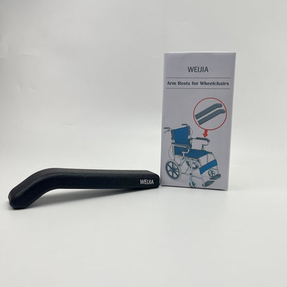 WEIJIA  Arm rests for wheelchairs , Black Wheelchair Armrest Cushions, Wheelchair Replacement Pads