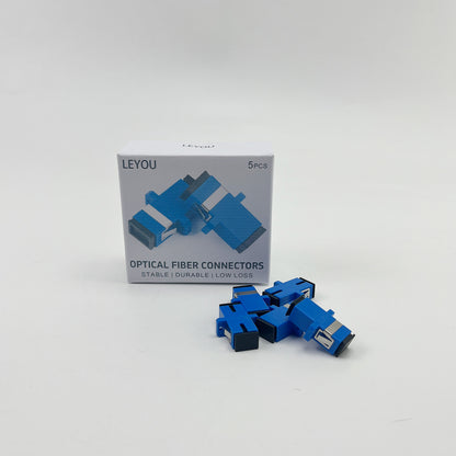 LEYOU   Optical fiber connectors , Simplex Fiber Optical Adapters Cable Connectors