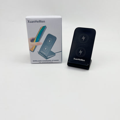 XuanHeMen  Wireless charging stands for smartphones , Wireless Charging Station with Sleep-Friendly Adaptive Light