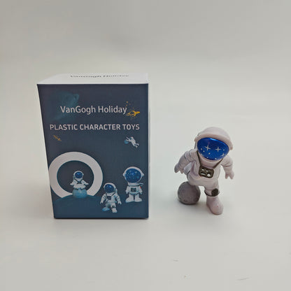 VanGogh Holiday  Plastic character toys ,Astronaut Decor, Cake Topper Spaceman Statues