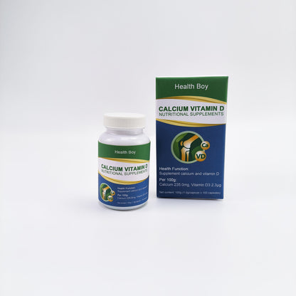 Health Boy Nutritional supplements,Calcium Supplement with Vitamin D3-235 mg Calcium per Serving with D3 for Best Absorption