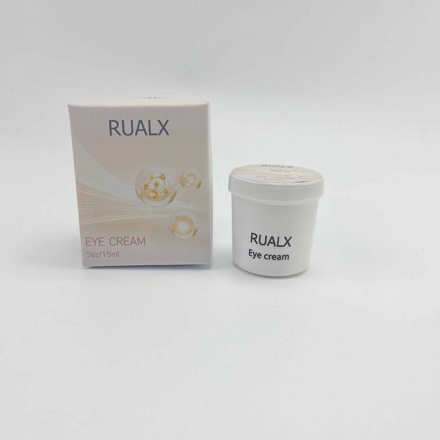 RUALX  Eye cream, Rich Hydrating Eye Cream For Minimizing Dark Circles, Vegan & Cruelty-free