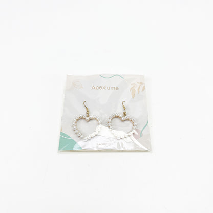 Apexlume  Earrings, 14k Gold/Silver Plated Pearl Drop Dangle Earrings for Women Long Chain Tassel Earrings
