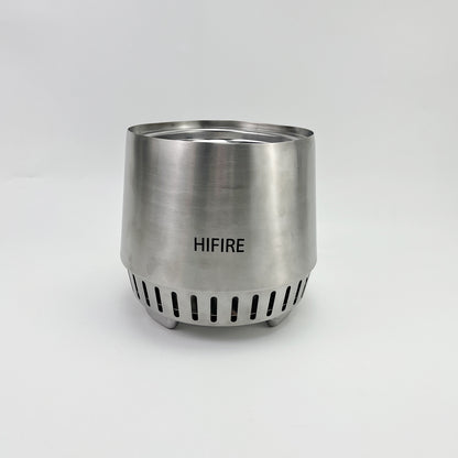 HIFIRE  Portable fire pits, Stainless Steel Fire Pit for Camping, Outdoor & Patio, Wood Burning