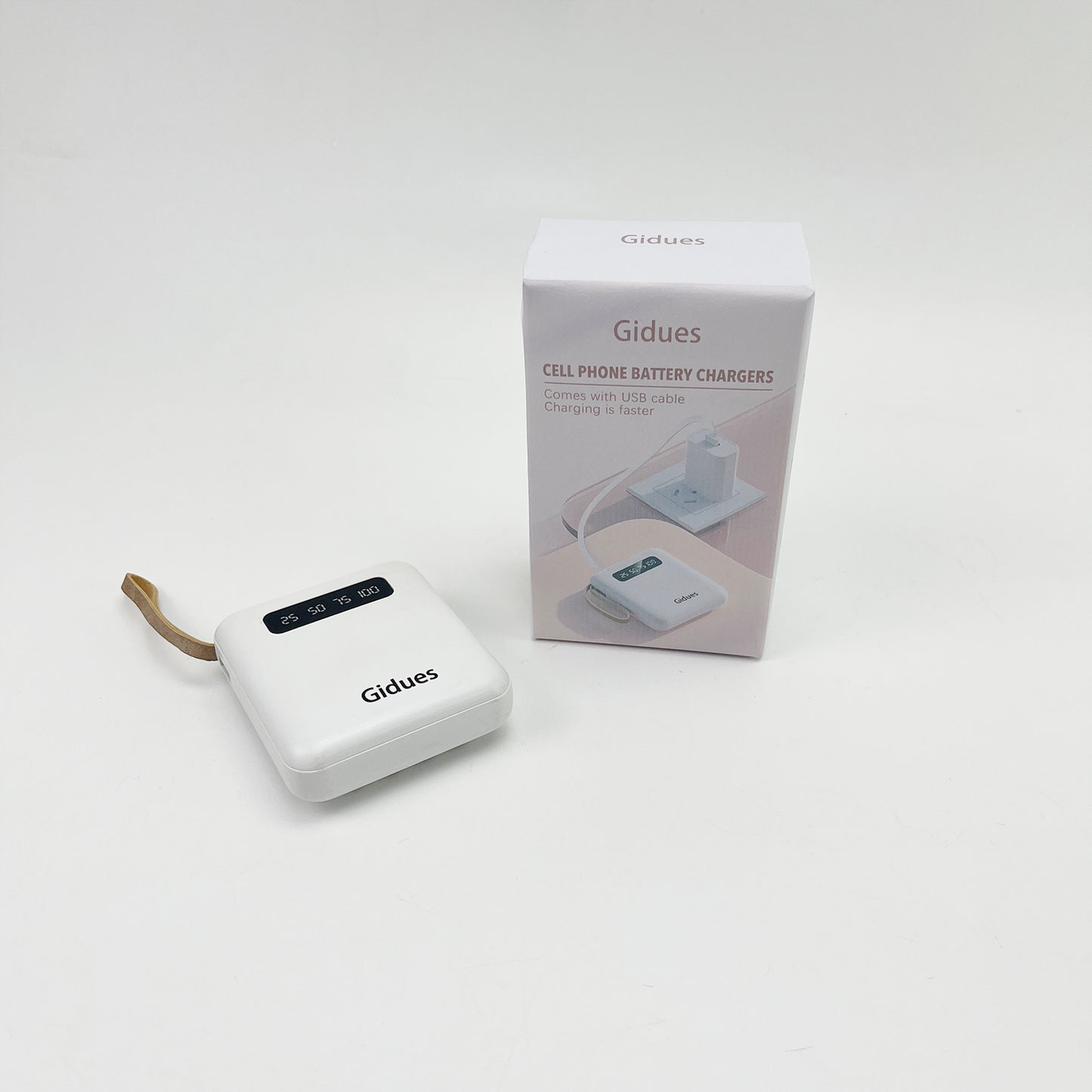 Gidues  Cell phone battery chargers ,Portable Charger Power Bank ,LED Display USB-C Portable Cell Phone Charger