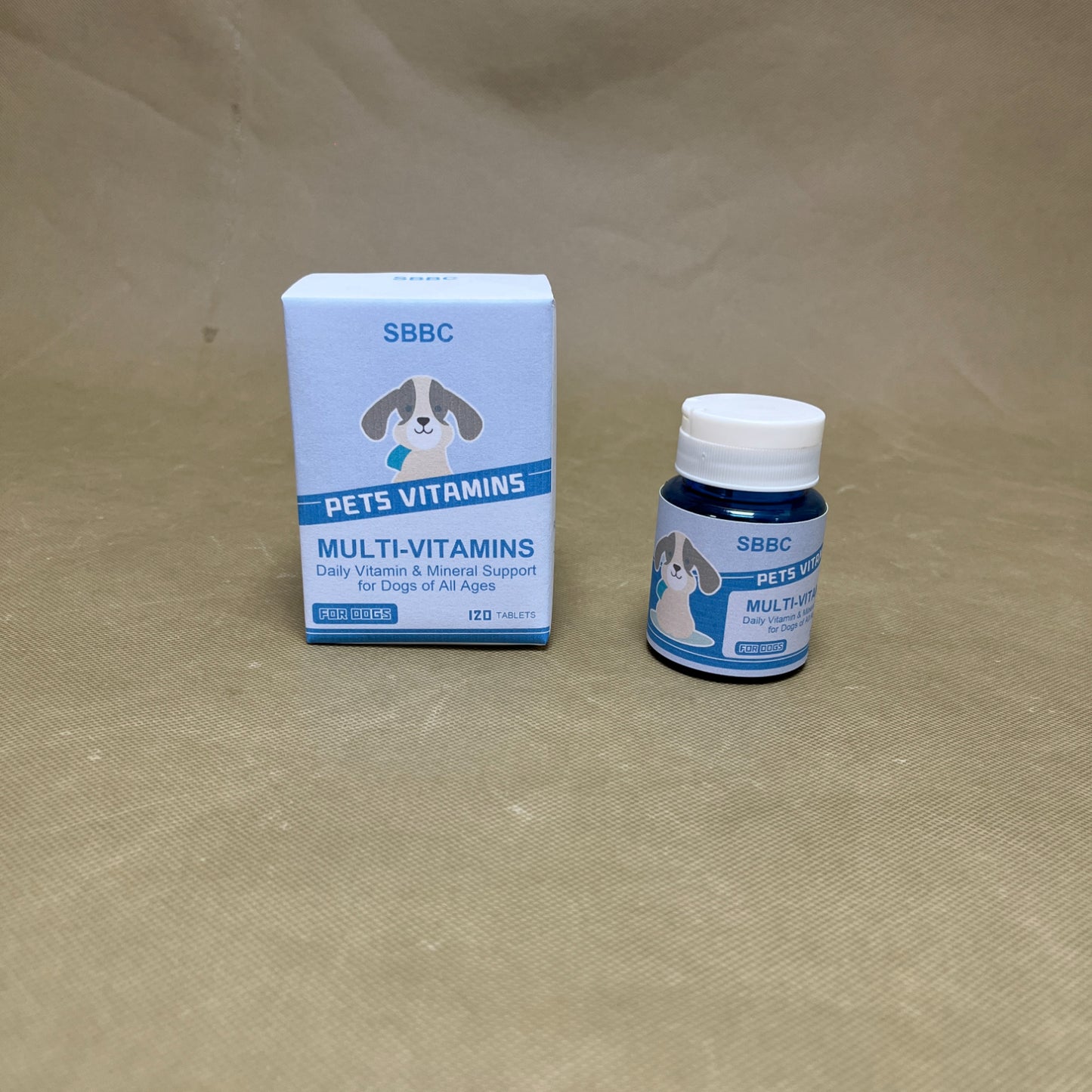 SBBC   Vitamins for pets ,Vitamin Solutions 120 Count, Chewable Tablets for Dogs, Helps Support Overall Wellness