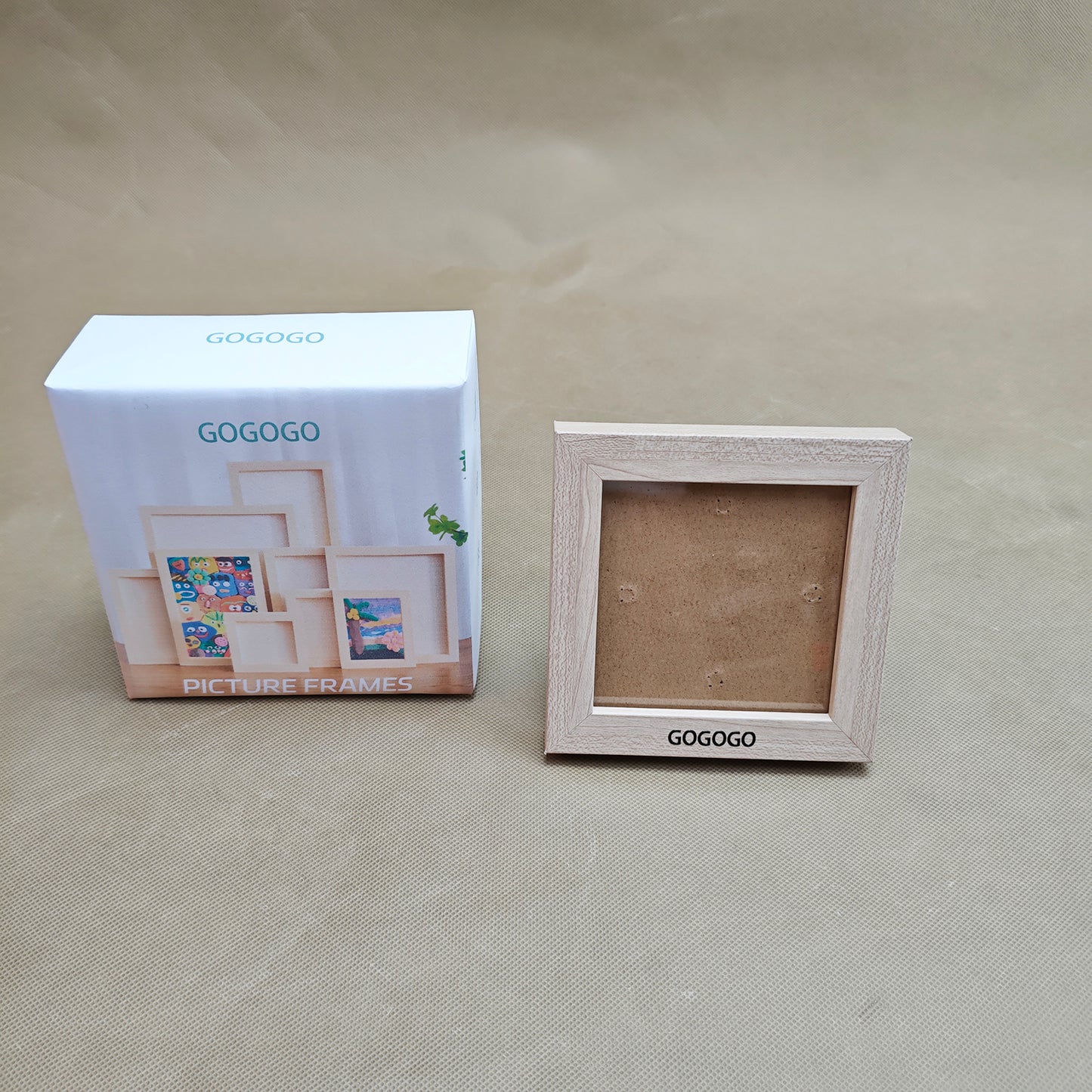 GOGOGO Picture frames,   Wood Grain Photo Frame for Gallery Wall Mounting or Tabletop Display