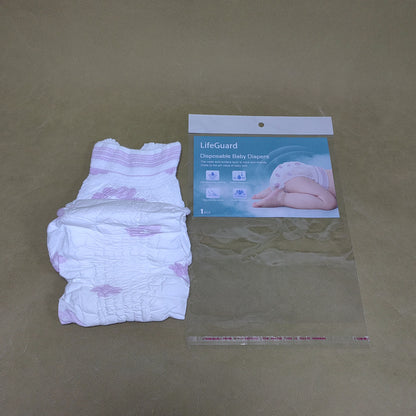 LifeGuard Baby diapers ,Comfort Dry Disposable Daytime Diapers for Sensitive Skin, Hypoallergenic, Fragrance-Free