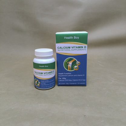 Health Boy Nutritional supplements,Calcium Supplement with Vitamin D3-235 mg Calcium per Serving with D3 for Best Absorption