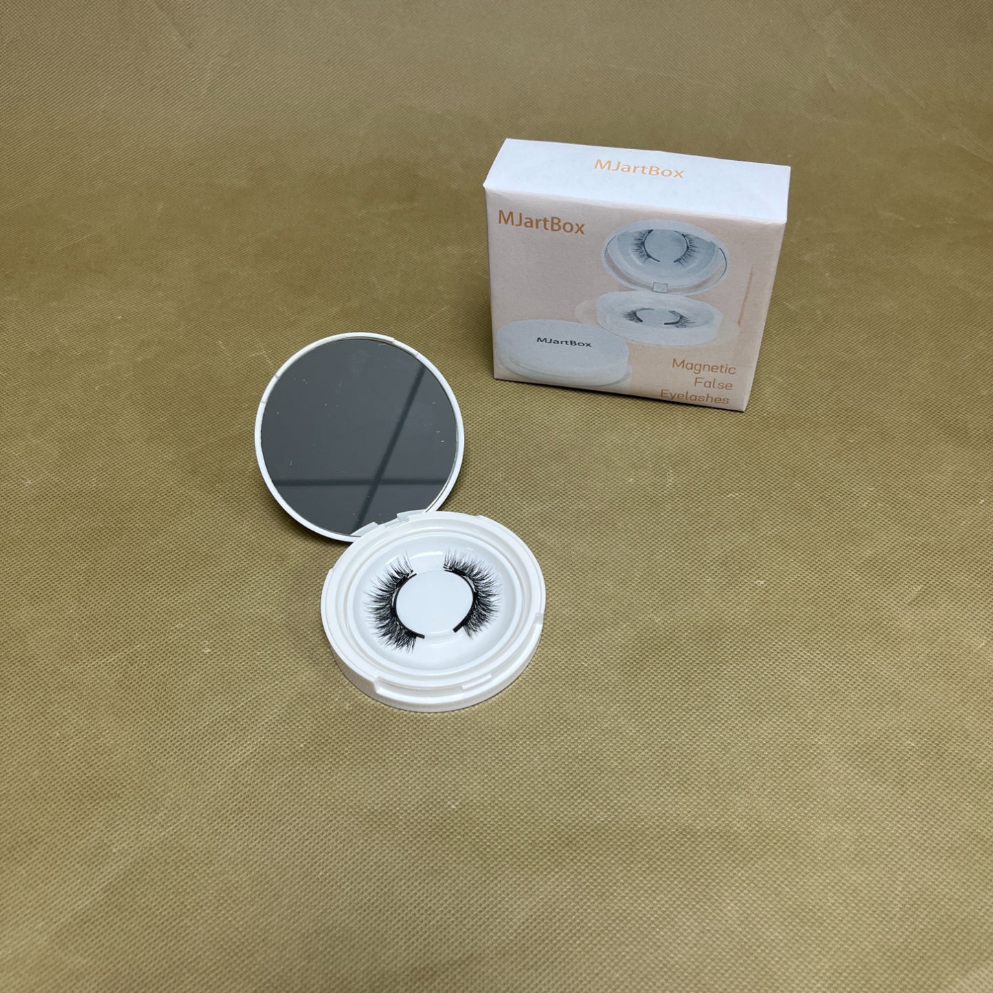 MJartBox  Magnetic false eyelashes , Dual Magnetic False Eyelashes without Eyeliner, Reusable Fake Eyelashes